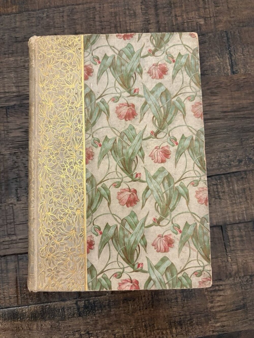 1893 Evangeline, A Tale Of Acadie by Henry Wadsworth Longfellow Rare Flower HC